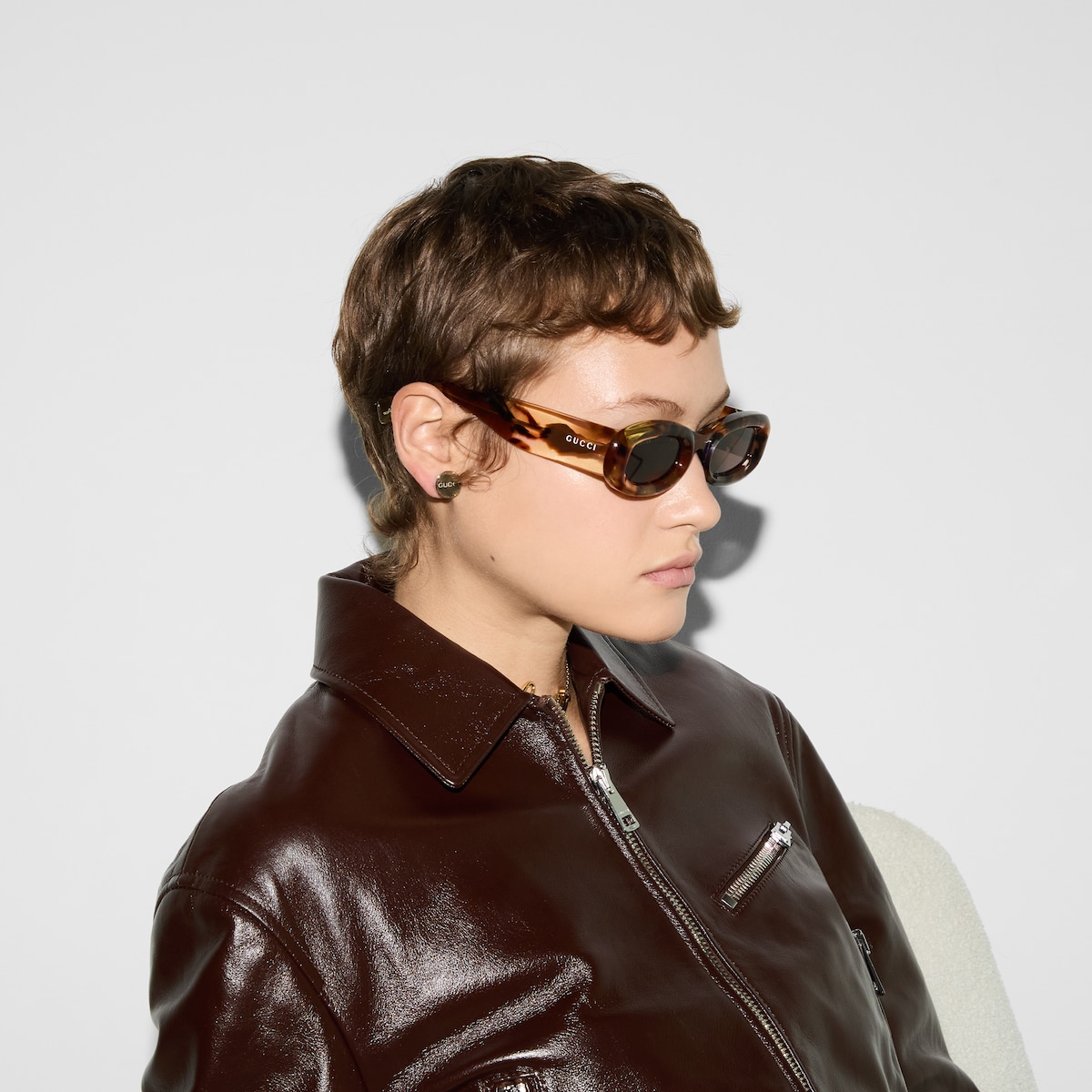 Oval frame sunglasses - Image 3